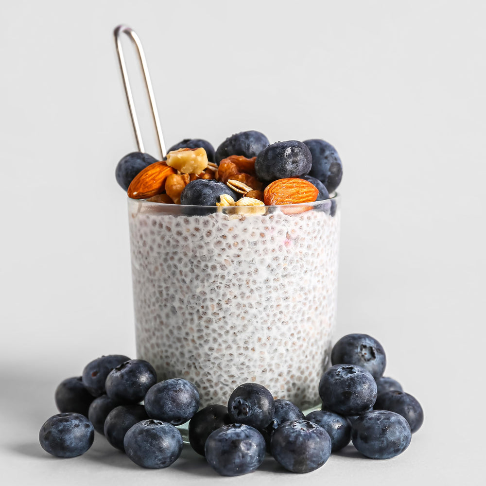 Yupik almonds sprinkled on yogurt demonstrating a healthy, protein-packed topping.