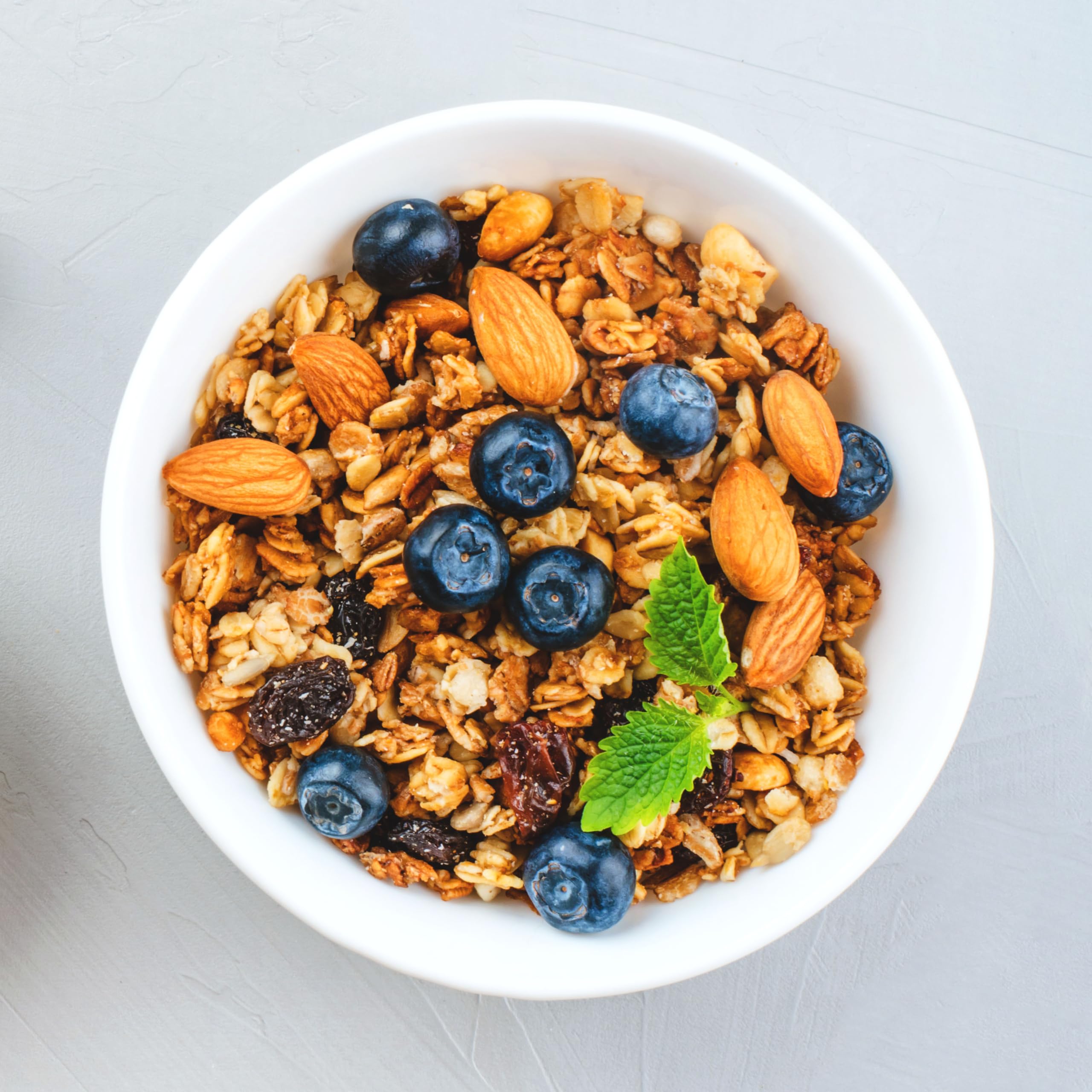 Yupik barley flakes mixed into granola showing baking versatility