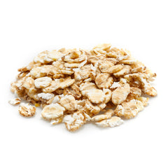 Yupik barley flakes in porridge bowl highlighting fiber rich breakfast option
