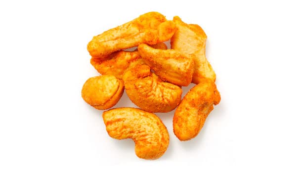 Yupik BBQ Cashews bag back shows kosher vegan branding and nutrition notes.