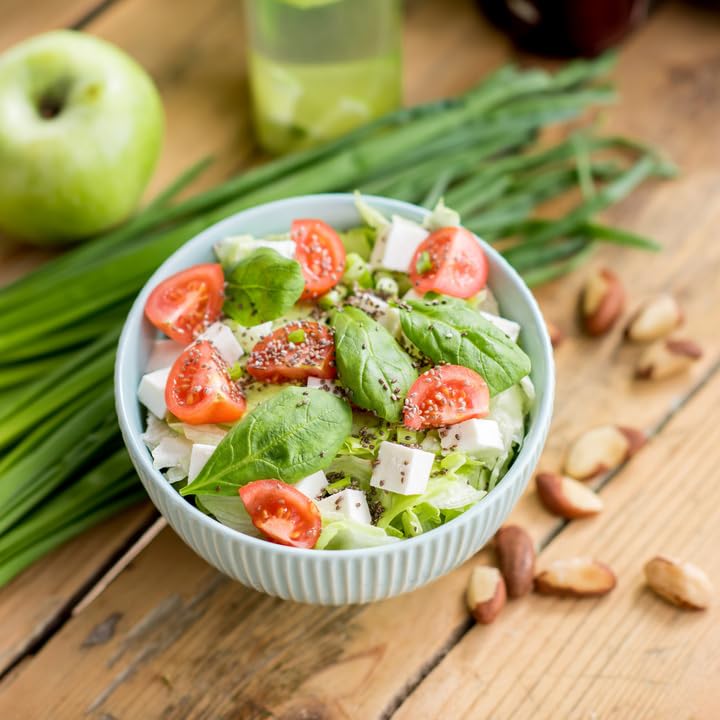 Yupik Brazil nuts in a salad topping add crunch and nutrition.