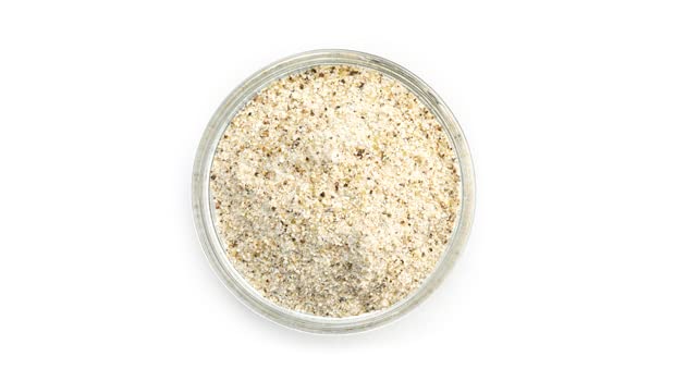 Yupik buckwheat flour in a mixing bowl for batter