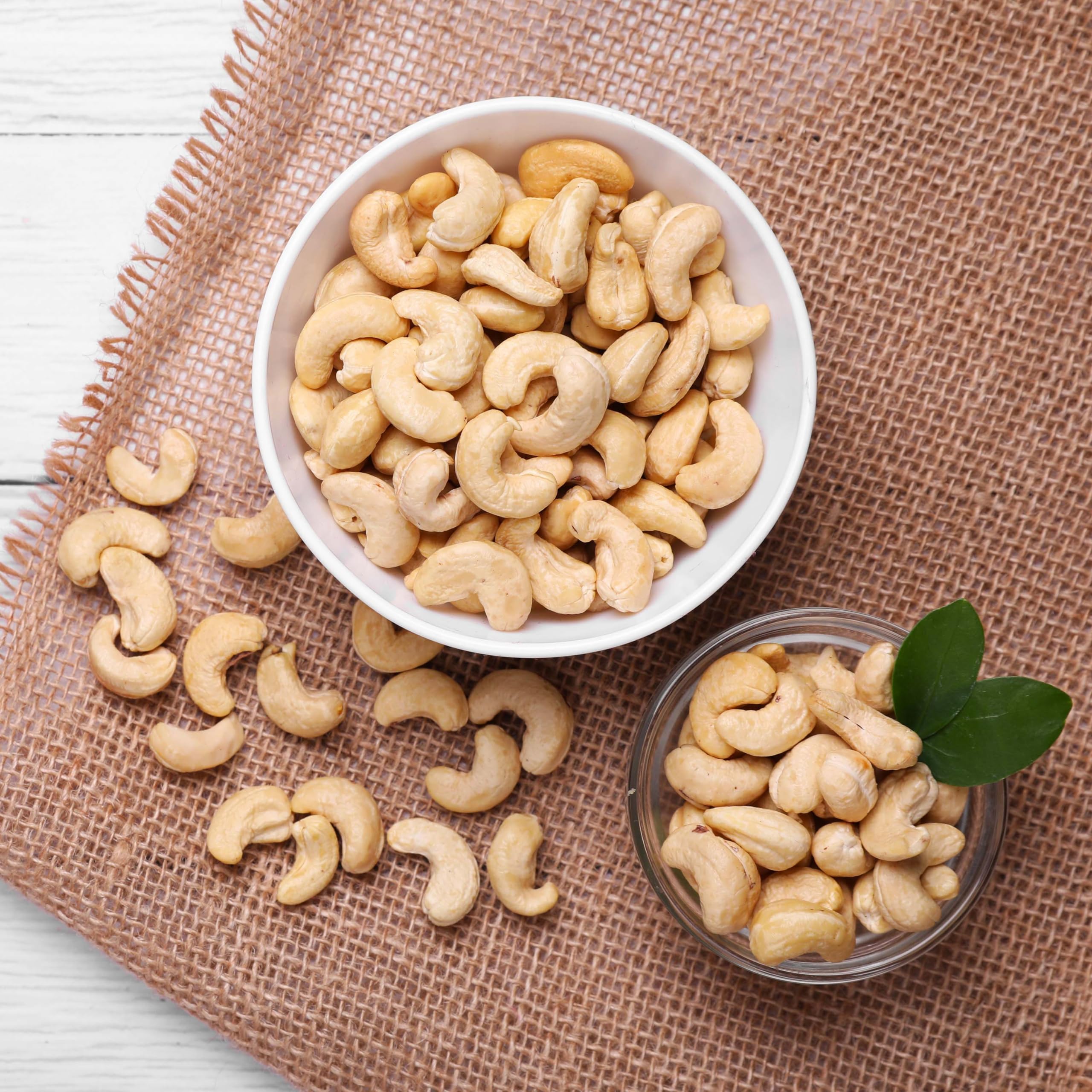 Yupik cashews packaging label; organic and kosher certification on display.