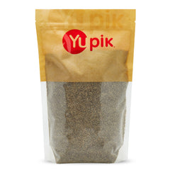 Yupik chia seed powder packaging in a 2.2 lb bag for bulk pantry use
