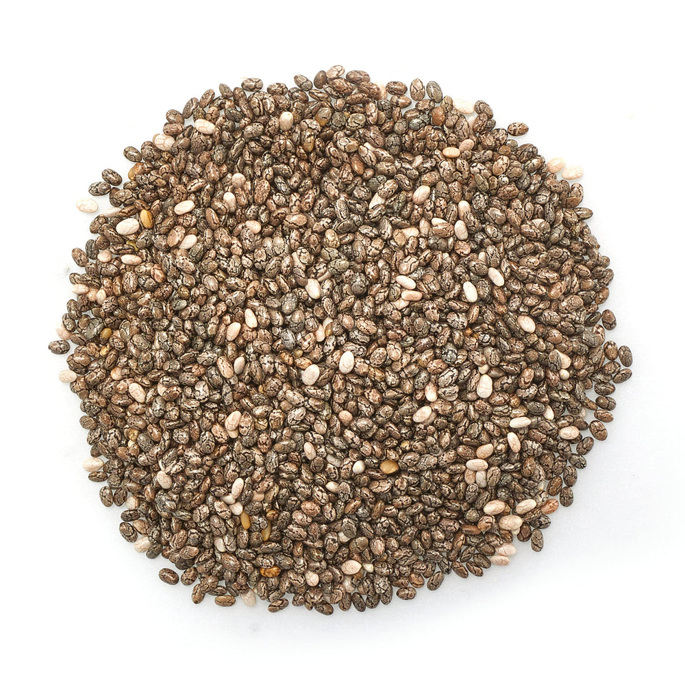 Yupik chia seeds sprinkled over yogurt for added texture