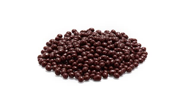 Chia seeds snack on a plate showing convenient bite sized portions