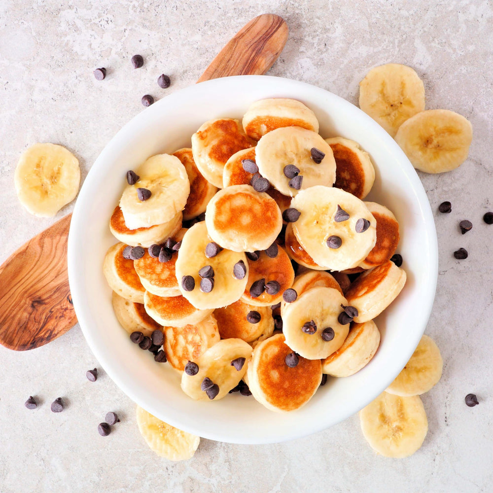 Yupik chips sprinkled as toppings for desserts and treats.