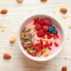 Yupik goji berries added to yogurt for tangy-sweet lift.
