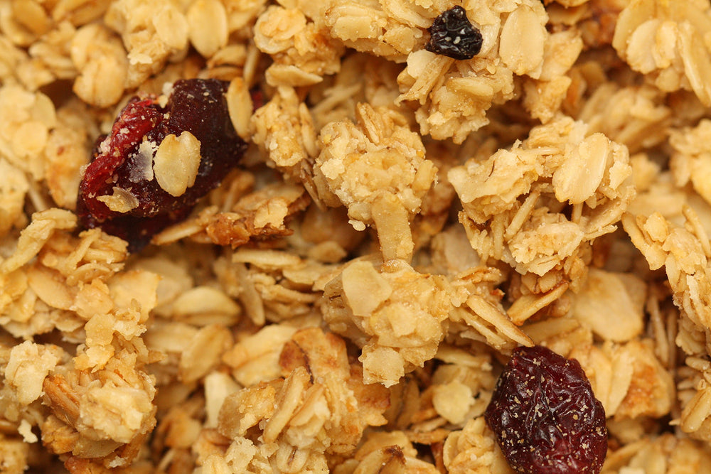 Yupik Granola Berry Patch packaging, display of wholesome ingredients