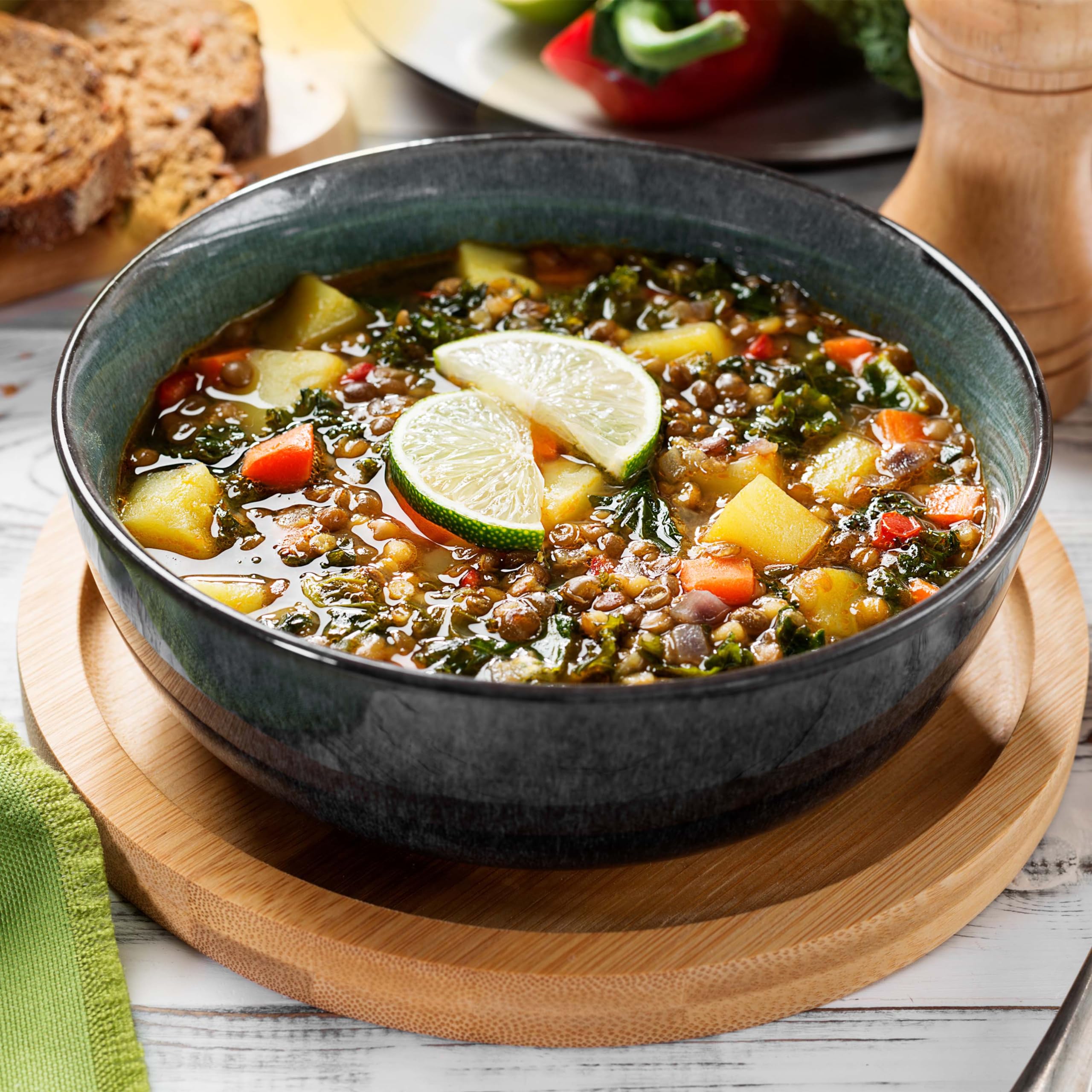 Yupik green lentils dry beans ideal for bulk meals