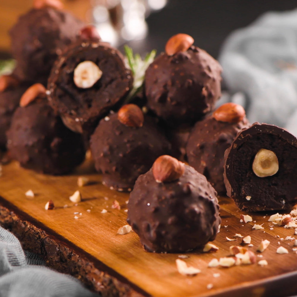 Yupik hazelnuts in bowl for trail mixes and recipes.