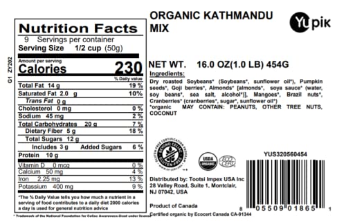 Yupik Kathmandu mix cranberries tart flavor for trail snacking