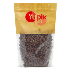 Yupik milk chocolate covered raisins hero image for movie nights and gatherings.