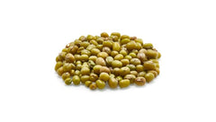 Yupik mung beans boiling on the stove for tender texture.