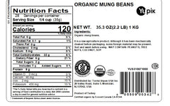 Yupik mung beans closeup of dried legumes ideal for salads and stews.