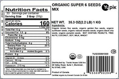 Yupik Organic 6 Seeds Mix sunflower seeds add vitamin E for heart-smart crunch