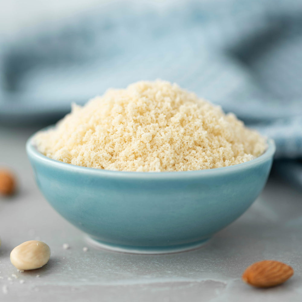Yupik Almond Meal highlighting non-GMO and Kosher quality for confident baking.
