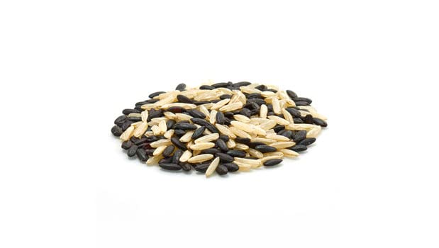 Yupik Organic Ancient Black Rice Mix close-up, glossy grains and nutty aroma