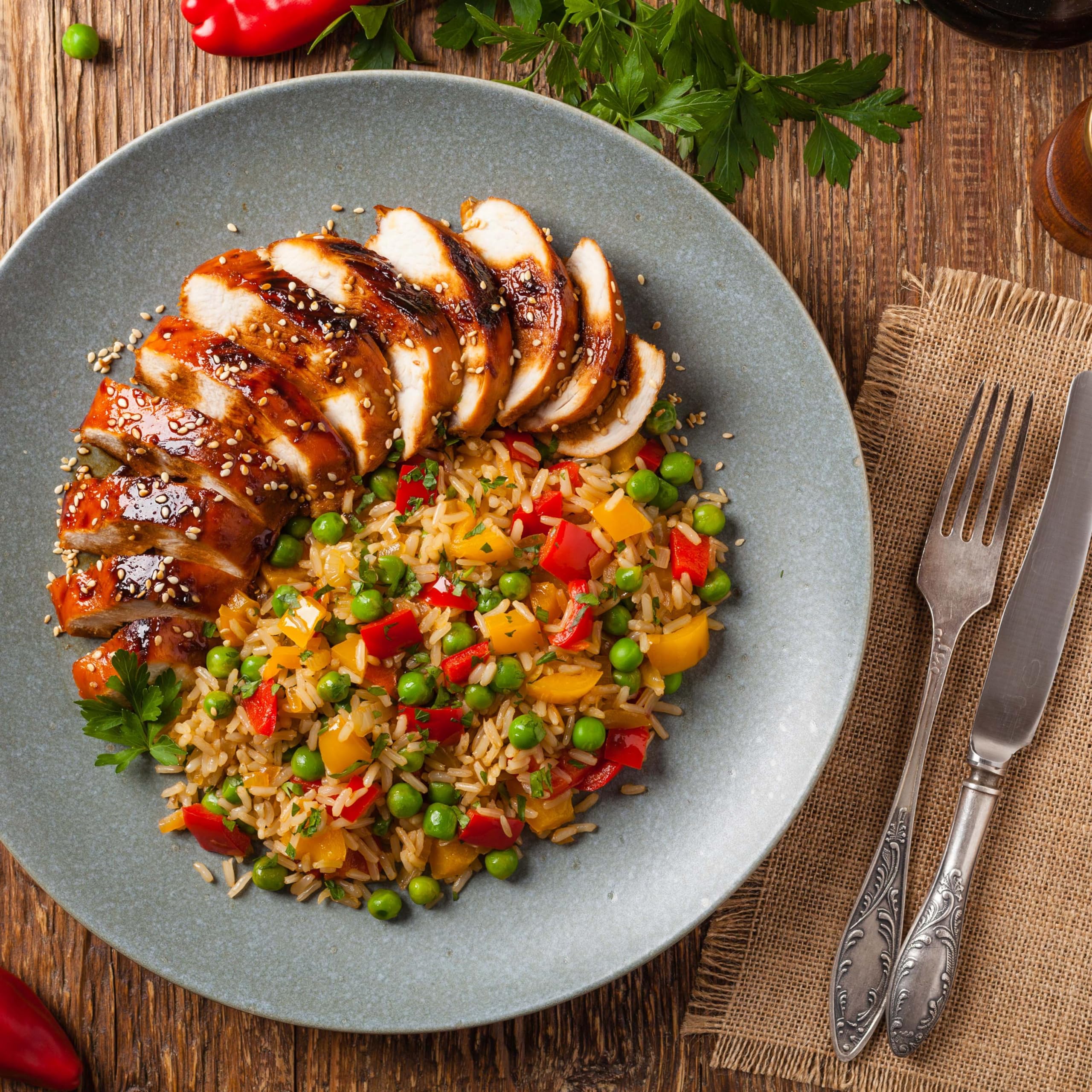 Yupik Organic Brown Jasmine Rice nutty aroma enhances kitchen scenes