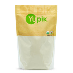 Yupik organic brown rice flour packshot highlights gluten-free baking versatility