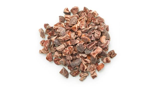 Yupik Organic Raw Cacao Nibs nutrition label highlighting fiber and iron