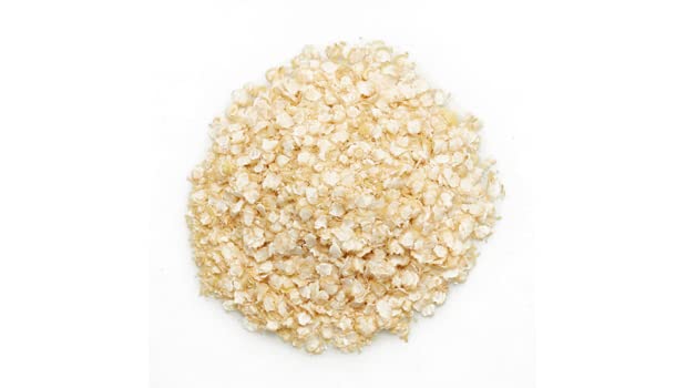 Yupik Organic White Quinoa Flakes showing plant-based protein and fiber