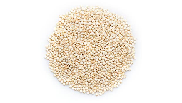 Yupik organic white quinoa pack back with gluten-free, kosher notes