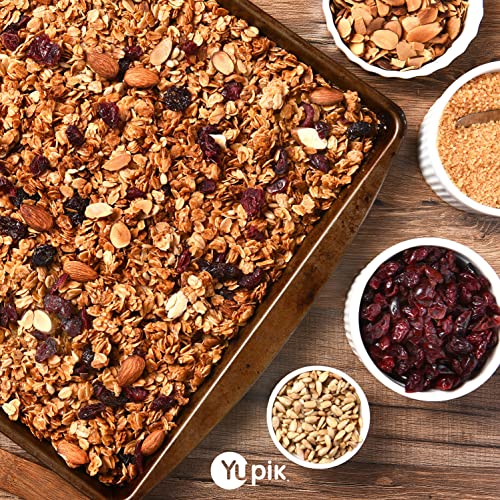Yupik pecans in granola mix delivering wholesome crunch.