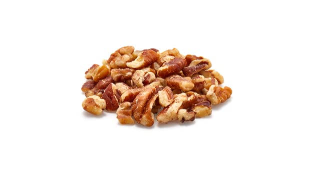 Yupik pecans sprinkled over yogurt for fiber-rich crunch.