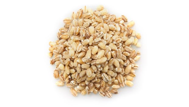 Yupik Pot Barley cooked porridge in a bowl shows nutty flavor and chewy texture.