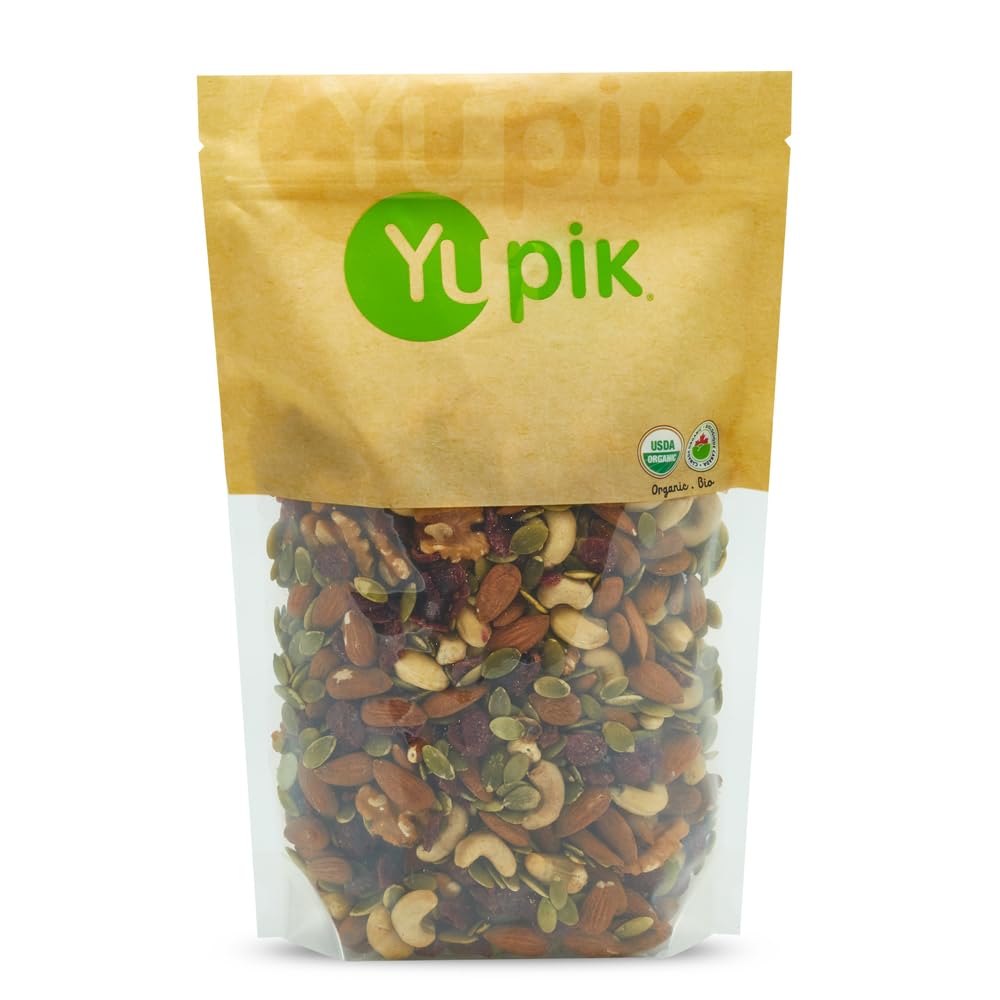 Yupik Protein Boost Trail Mix with cashews for a protein-rich snack on the go