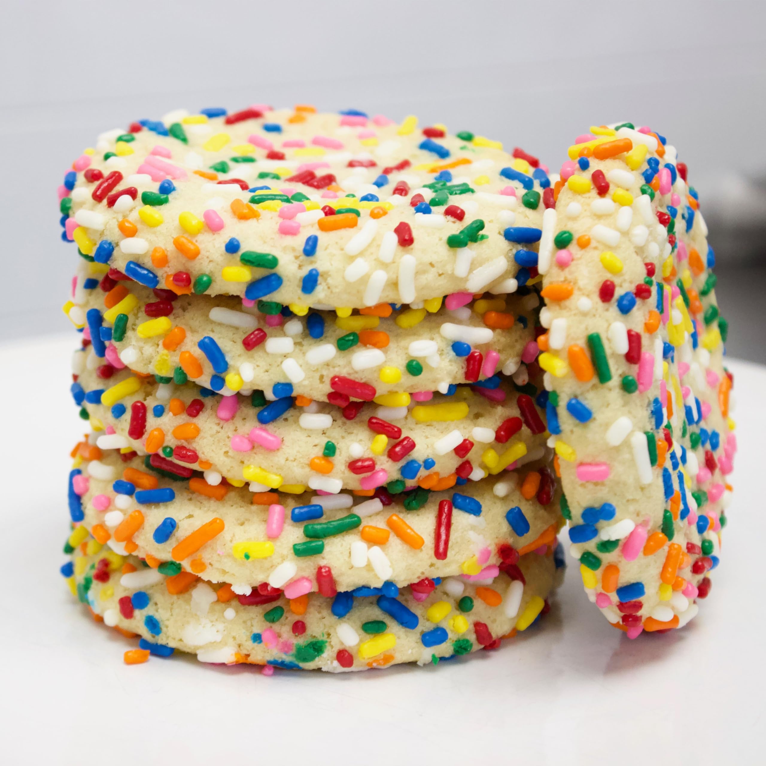 Yupik Rainbow Sprinkles close-up colors capture attention and joy.