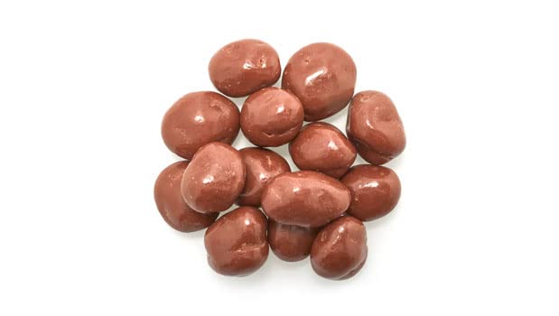 Yupik raisins dipped in milk chocolate pack image shows convenient snack.