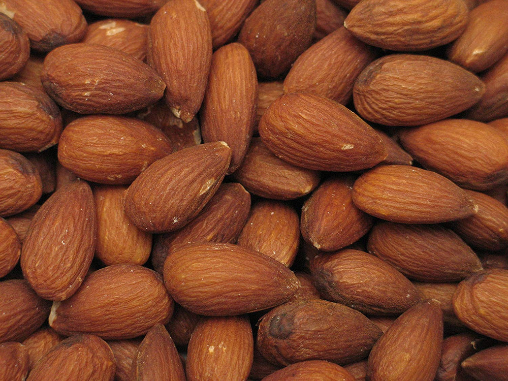 Yupik Roasted Salted Almonds close-up showing golden roast and satisfying crunch