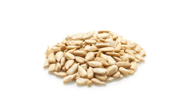 Yupik seeds sprinkled on salad for texture and fiber.