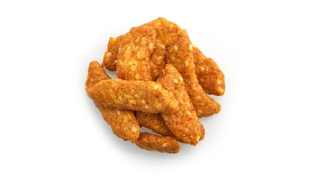 Yupik salted sesame sticks in-hand shot suggests easy snack on the go