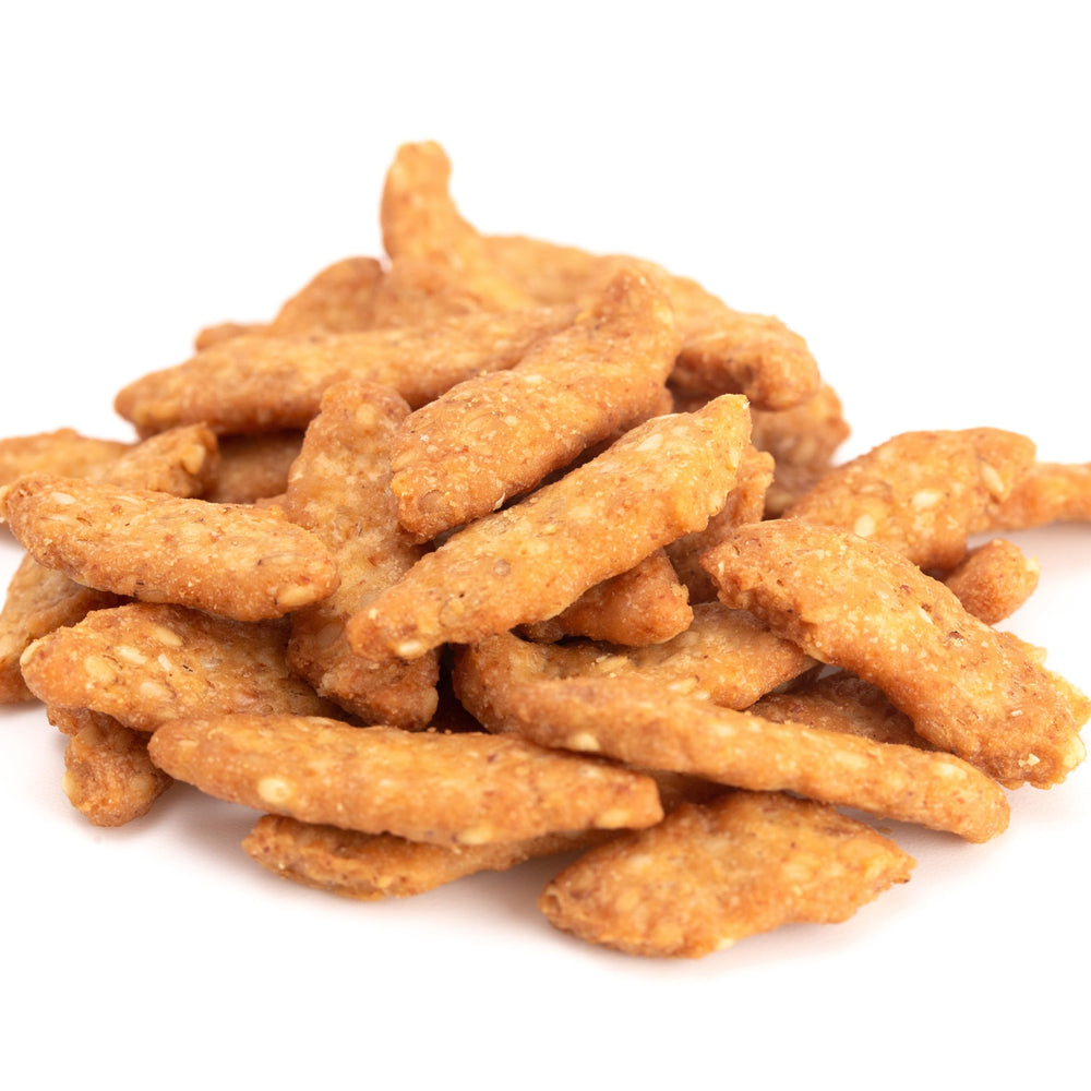 Yupik salted sesame sticks ingredients highlight sesame seeds and plant-based goodness