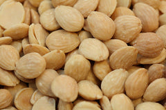 Sea salt crystals on Yupik almonds highlight savory flavor