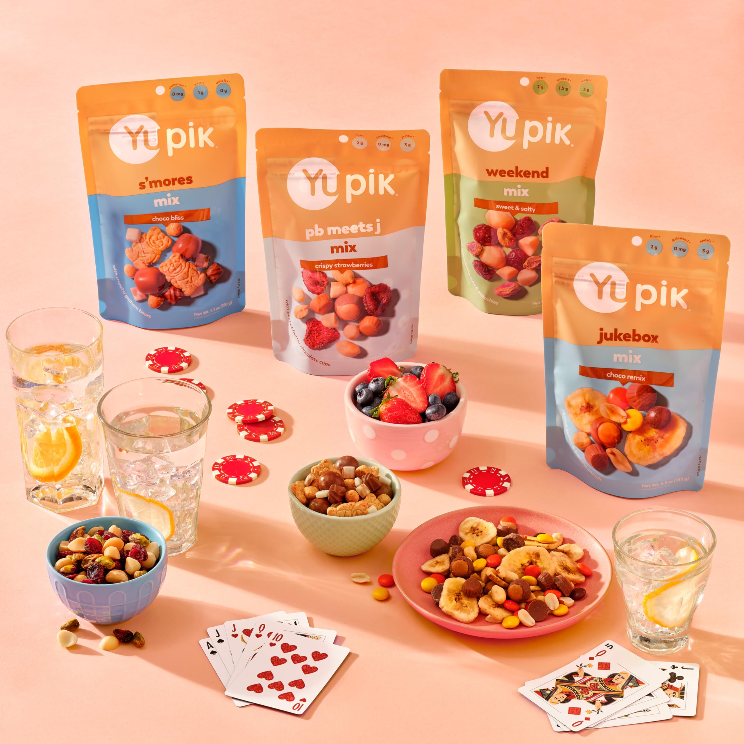 Yupik S'Mores Mix serving sampler plate ready for parties and movie nights.
