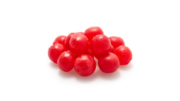 Yupik Sour Cherry Candies served in a bowl, great for snacking or party favors.