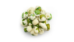 Yupik Wasabi Green Peas in a bowl makes a bold snack.