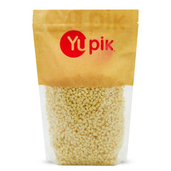 Yupik white chocolate chips bag front, ideal for baking and snacking.