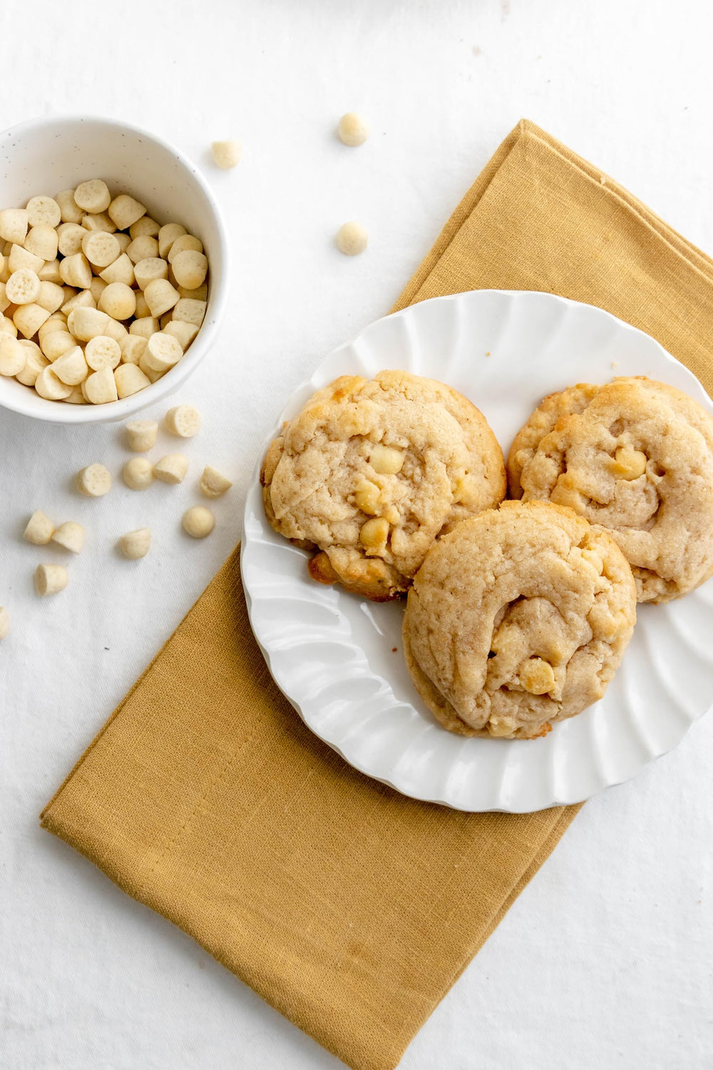 Yupik white chocolate chips gluten-free kosher dairy seal on packaging.