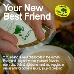 YUZUCO kosho elevates sauces and dressings with citrus-umami depth.
