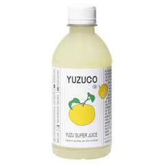 YUZUCO Yuzu Super Juice bottle highlighting bright citrus for cocktails