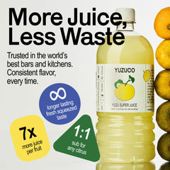 YUZUCO Yuzu Super Juice in a dressing bowl for vinaigrettes