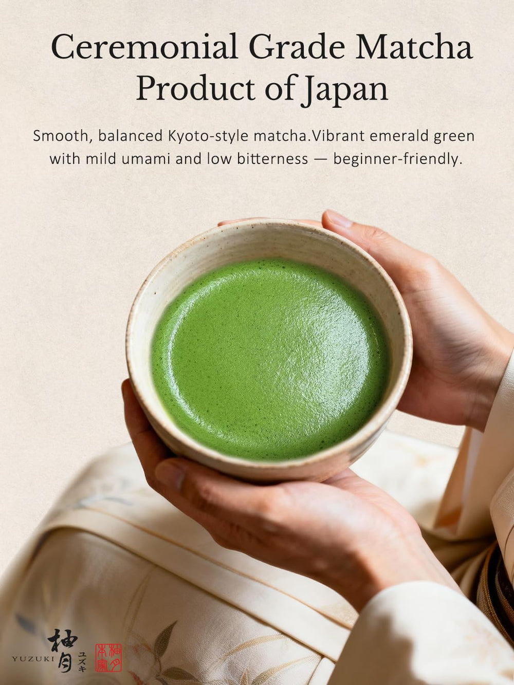 Bright, vibrant green color showcases premium YUZUKI quality
