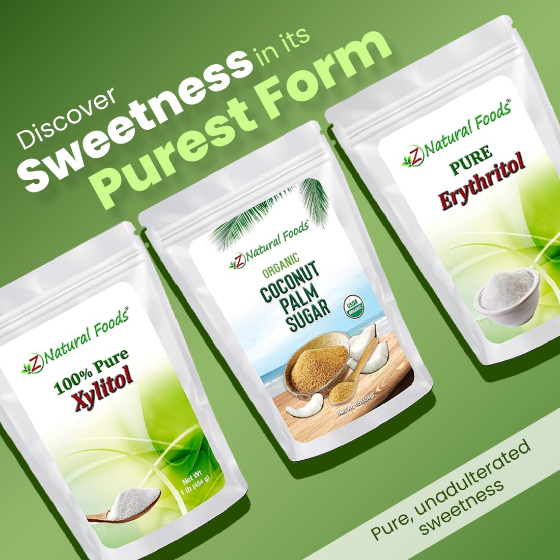 Z Natural Foods Erythritol in coffee and tea, zero calories for guilt-free drinks