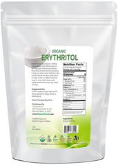 Z Natural Foods Erythritol granular crystals close-up suitable for baking and cooking