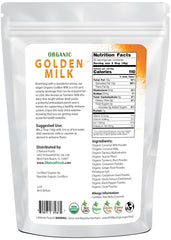 Z Natural Foods Organic Golden Milk Powder scoop for easy recipe measurements